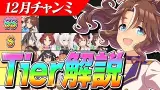 ドリームジャーニーの勢いがすごい！？12月チャンミTier解説