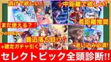 確定ガチャの選択を間違えるな！12月セレクトピックアップサポートガチャ全頭診断！！【チャンミ/LoH基準】