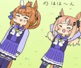 芝生でお昼寝するエスポちゃんとフリオちゃん。「昼間っからダメだよこんなこと！」