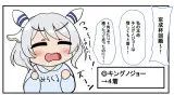 ダンツとミラ子の漫画 「京成杯・回顧」